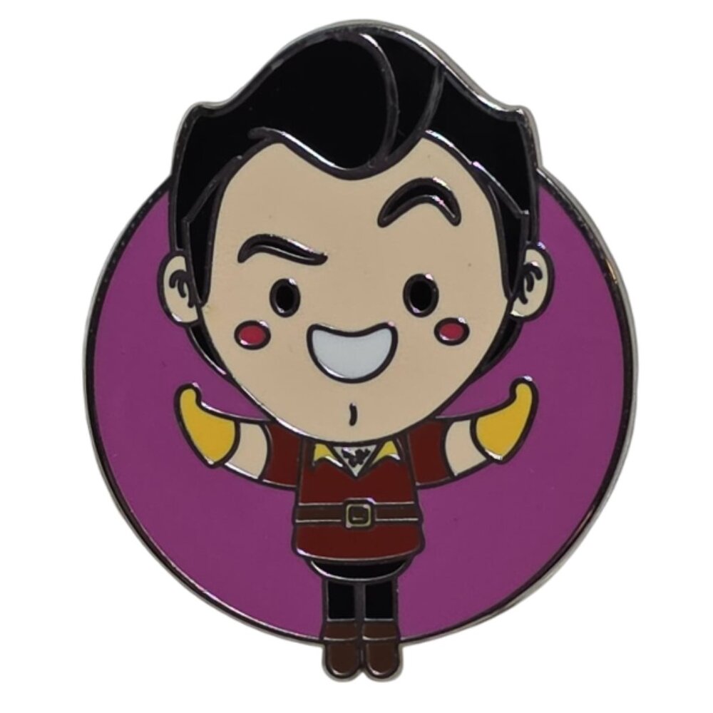 EUC Disney Gaston Pin World of Evil Mystery Trading Pin